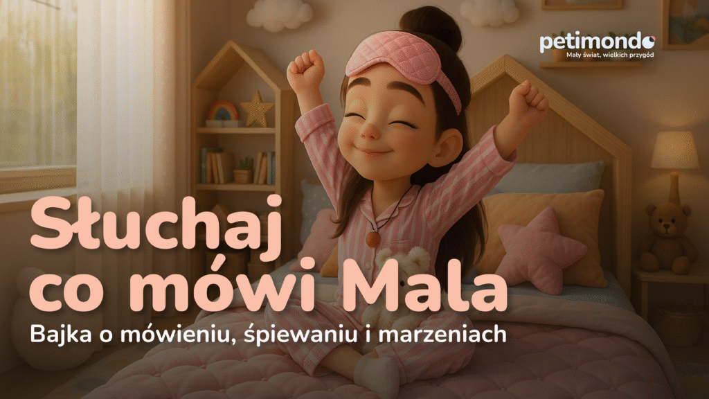 okładka słuchaj co mówi Mala audiobook dla dzieci - logopedia
