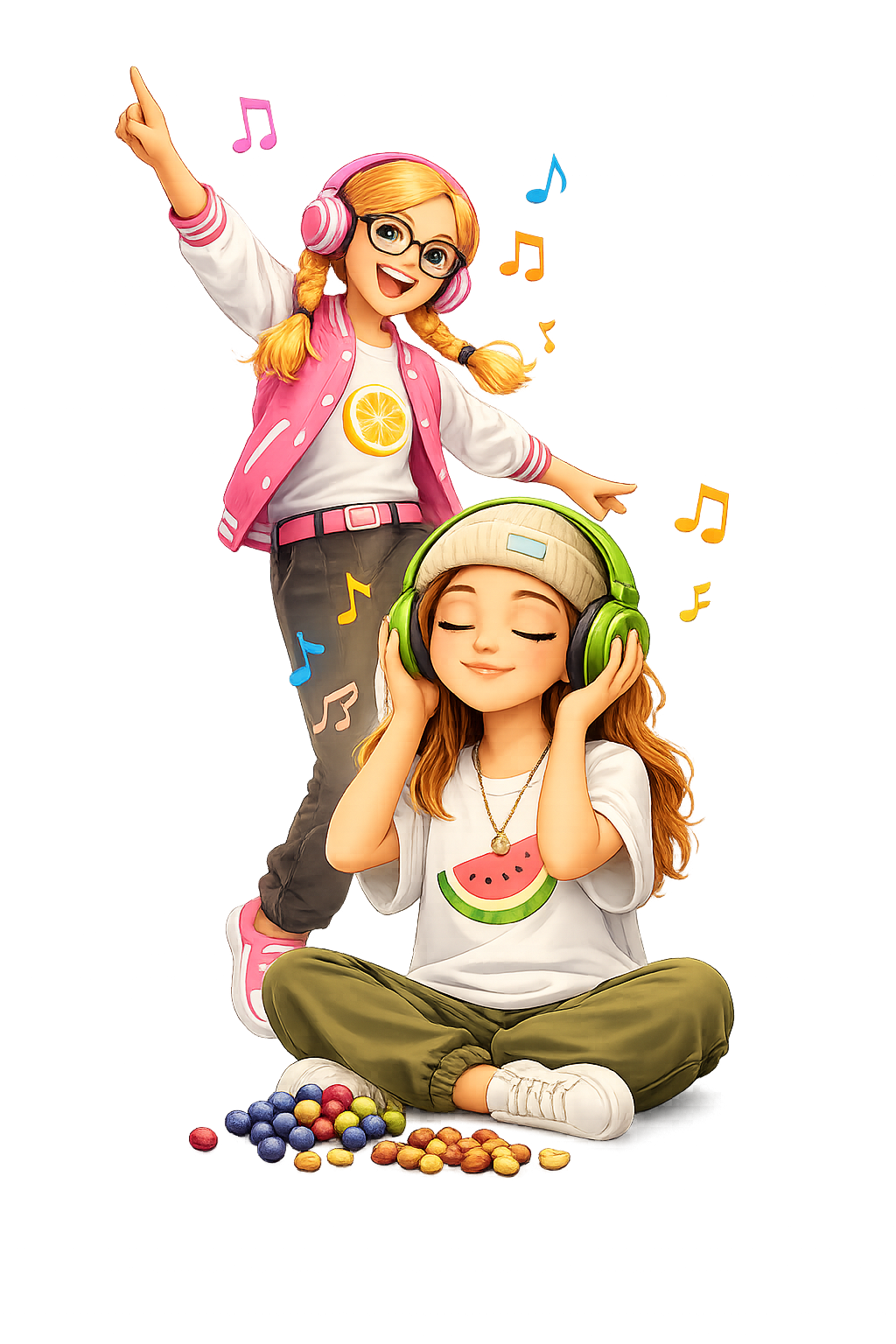 mel i mala słuchaja piosenek dla dzieci od petimondo2